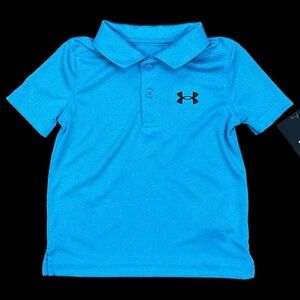 Under armor- Blue Polo